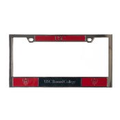 USC Trojans Chrome Shield Bovard College License Plate Frame